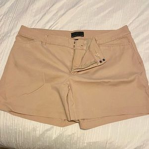 Comfy, Khaki, Stretchy Shorts - Women’s 14